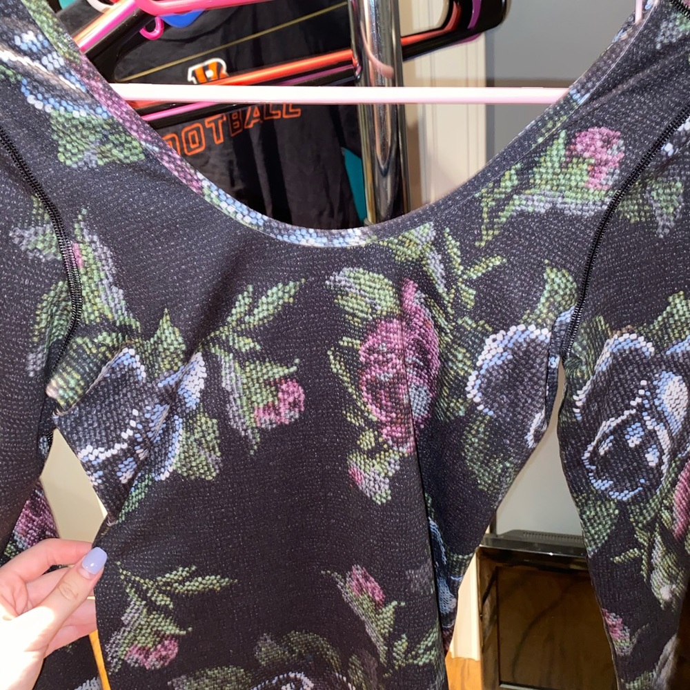 Long sleeve lululemon floral shirt